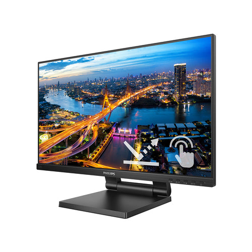 PHILIPS MONITOR TOUCH 21,5 LED TN 16:9 FHD 4MS 250 CDM, VGA/DP/HDMI, MULTIMEDIALE