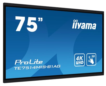 TE7514MIS-B1AG IIYAMA 75 UHD IR 50P Touch AG con Android interattivo