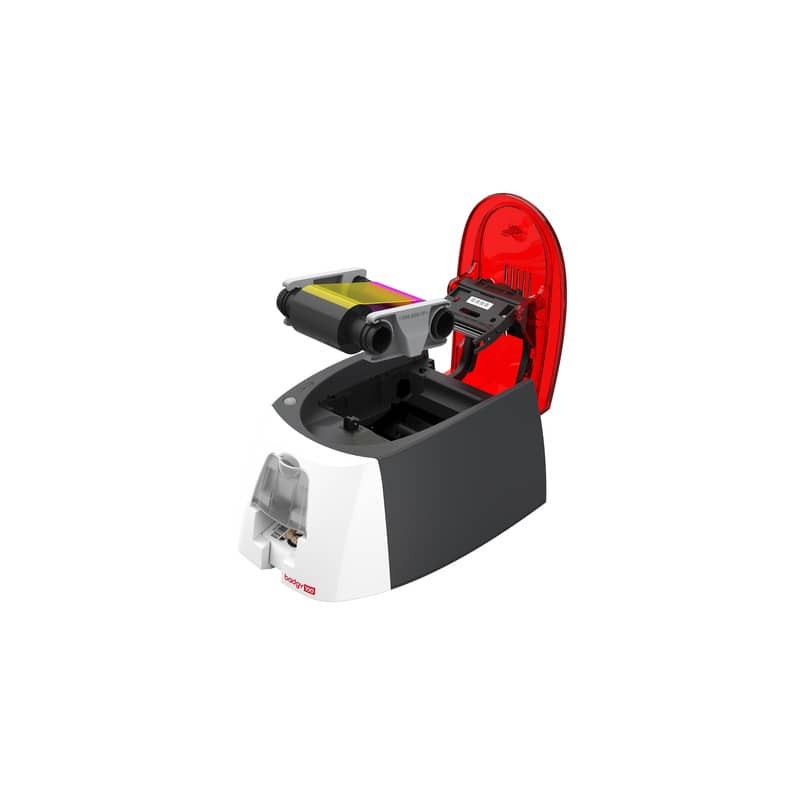 badgy100: 1 ribbon 50 stampe,50cards,badge studio