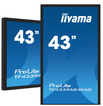 IIYAMA PROLITE TF4339MSC-B1AG, 109,2 CM (43''), CAPACITIVO PROIETTATO, 12 TP, FULL HD, NERO