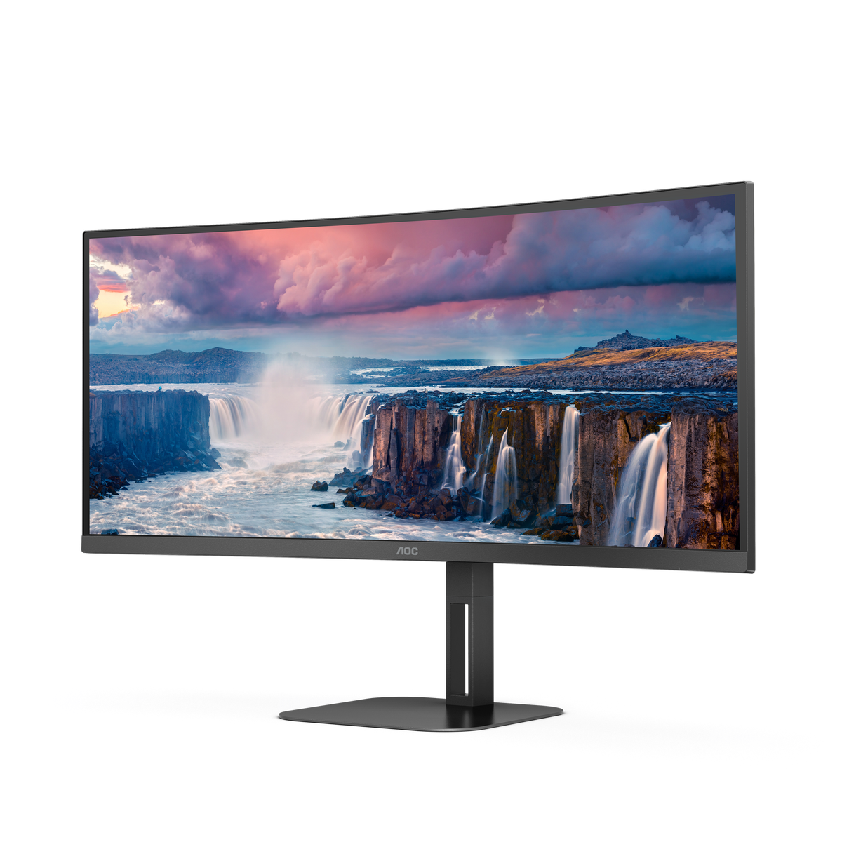 AOC CU34V5C/BK monitor curvo 34 pollici WQHD USB-C — CU34V5C/BK