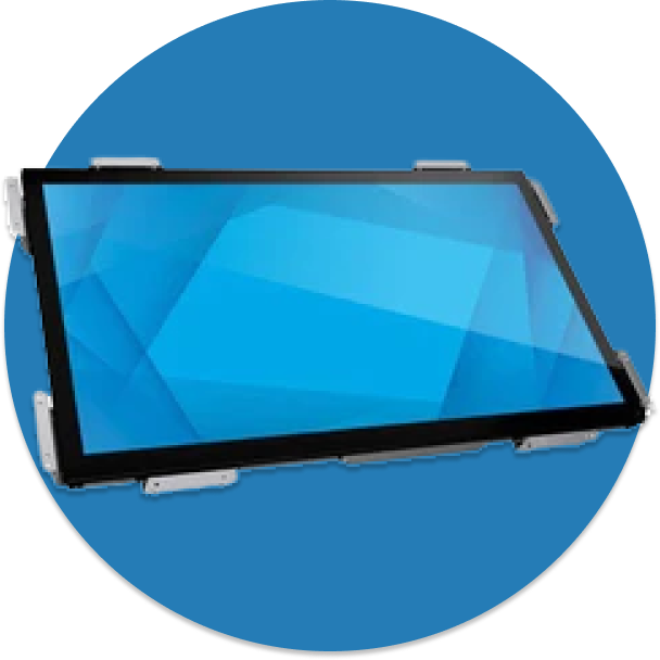 Monitor touch screen open frame Elo per integrazione in chioschi e totem