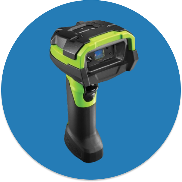 Zebra DS3608 ultra-rugged industrial 1D/2D barcode scanner for warehouse use