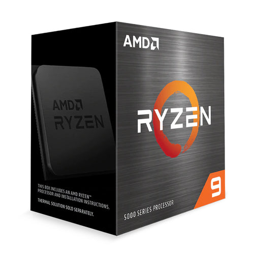 CPU AMD RYZEN 9, 5900X, AM4, 4,80 GHz 12 CORE, CACHE 70 MB, 105 W WOF