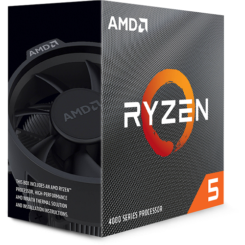 CPU AMD RYZEN 5, 4500, AM4, 4,10GHz 6 CORE, CACHE 11MB, DISSIPATORE WRAITH STEALTH DA 65W