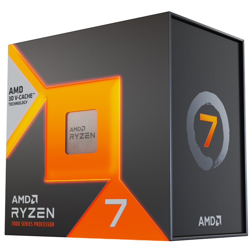 CPU AMD RYZEN 7, 7800X3D, AM5, 5GHz 8CORE, CACHE 104MB, 120W, WOF