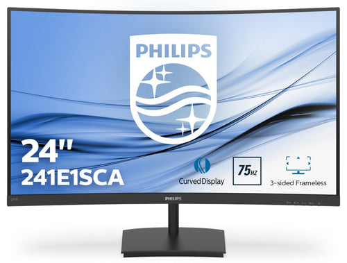 MONITOR PHILIPS CURVO 23,6 VA FHD 4MS 250CDM, VGA/HDMI MULTIMEDIALE