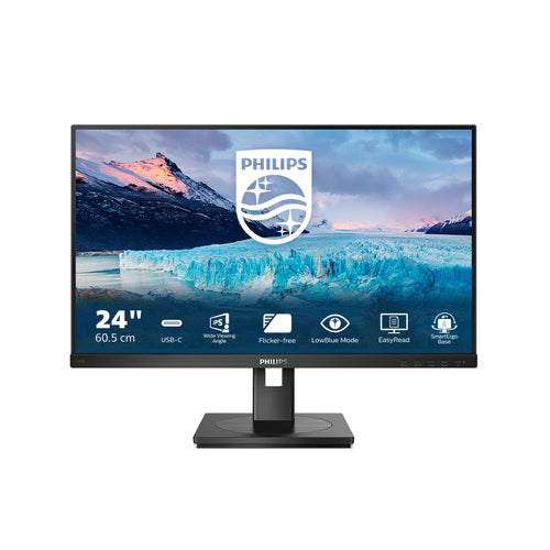 MONITOR PHILIPS 23,8 LED IPS 16:9 FHD 4MS 250 CDM, HDMI/DP, PIVOT, USB-C, MULTIMEDIALE
