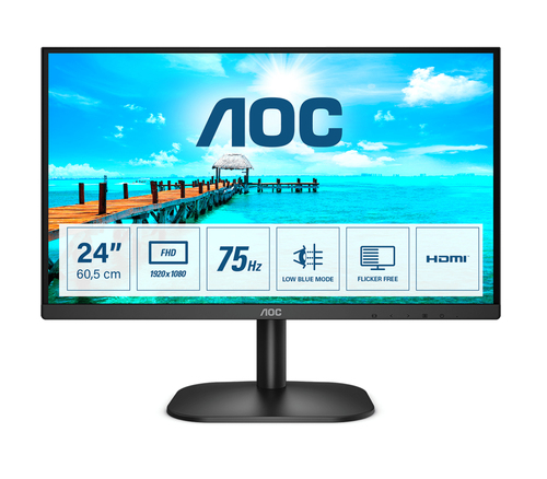MONITOR AOC 23,8 LED VA 16:9 FHD 4MS 250 CDM,VGA/HDMI