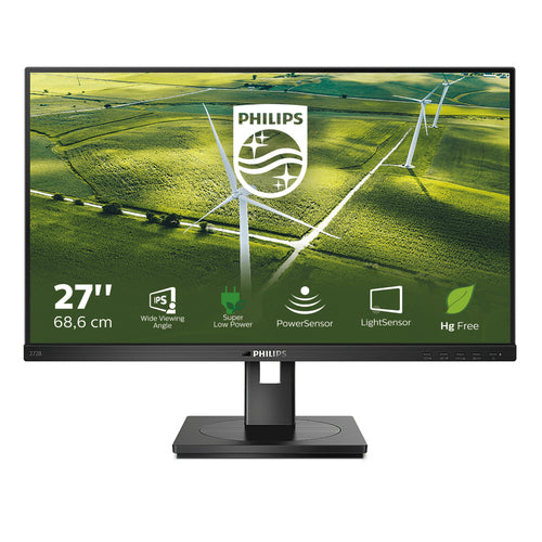 MONITOR PHILIPS 27 LED IPS 16:9 FHD, 250 CDM 4MS, VGA/DVI/DP/HDMI, GREEN LINE, PIVOT, MULTI