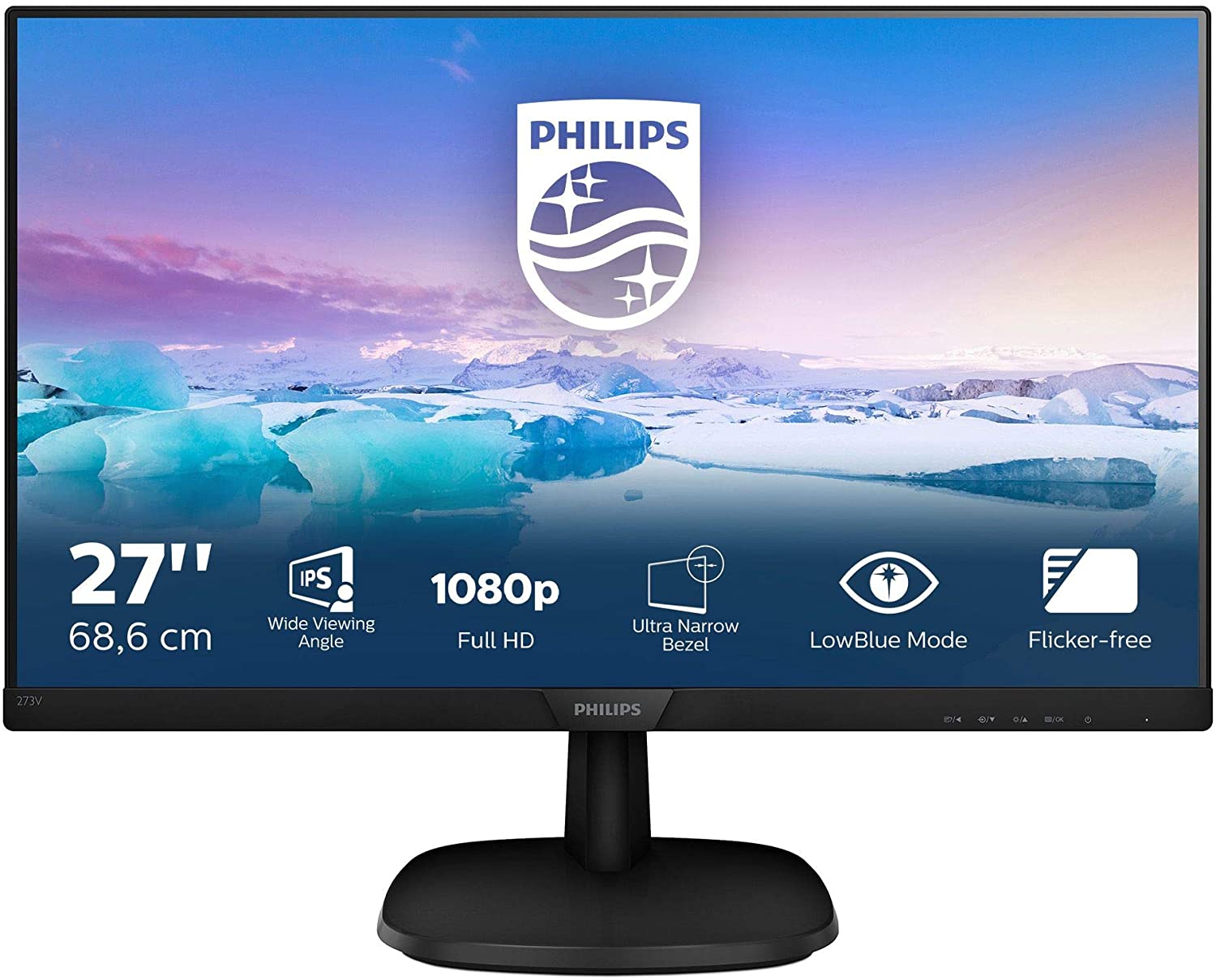 MONITOR PHILIPS 27 LED IPS 16:9 5MS 250CDM FHD VGA DVI HDMI