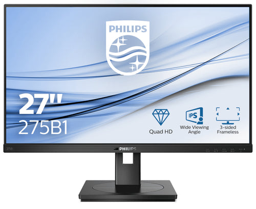 MONITOR PHILIPS 27 LED IPS 16:9 FHD 300 CDM 4MS PIVOT DVI/DP/HDMI, MULTIMEDIALE