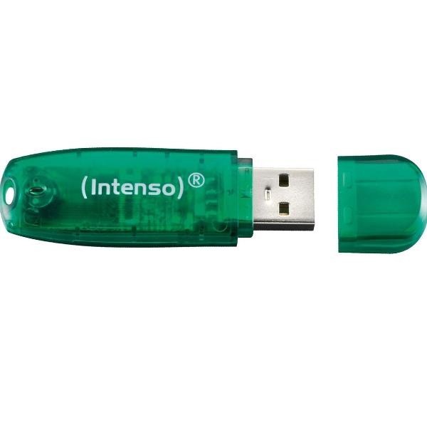 INTENSO PEN DISK RAINBOW LINE 8GB VERDE USB 2.0