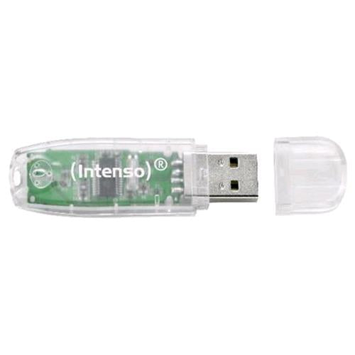 INTENSO PEN DISK RAINBOW LINE 32GB TRASPARENTE USB 2.0
