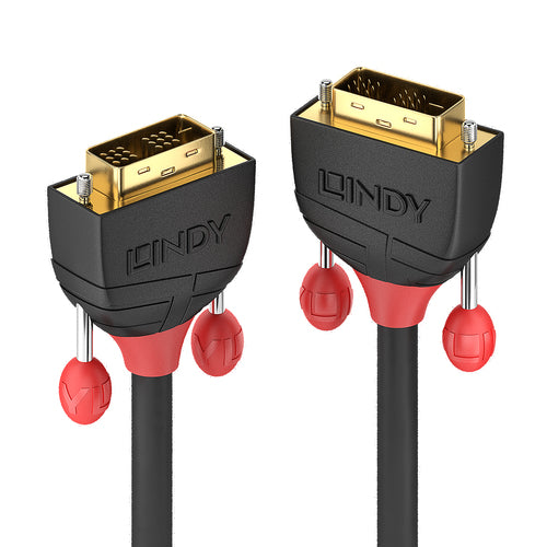 LINDY CAVO DVI-D SINGOLO COLLEGAMENTO LINEA NERA, 2M