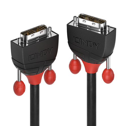 LINDY CAVO DVI-D SINGOLO COLLEGAMENTO LINEA NERA, 5M