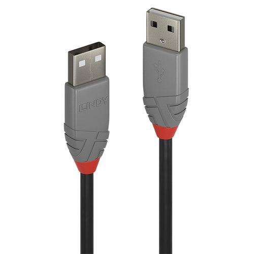 LINDY CAVO USB 2.0 TIPO A/A ANTRACITE LINE, 2M