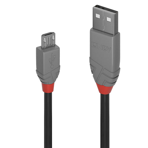 LINDY CAVO USB 2.0 TIPO AA MICRO B ANTRACITE, 3M
