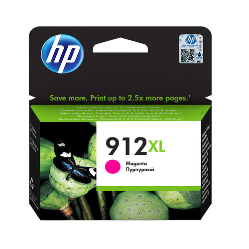 CARTUCCIA INCHIOSTRO HP MAGENTA N. 912XL PER OFFICEJET 8012, 8013, 8014, 8015, 8022, 8024, 8025, 8035