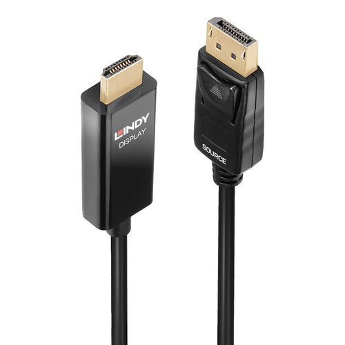 LINDY CAVO DISPLAYPORT A HDMI CON HDR ATTIVO 2M
