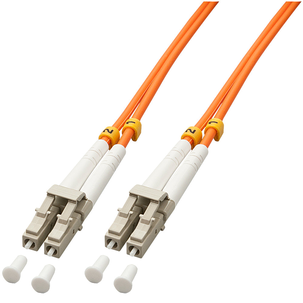 LINDY CAVO IN FIBRA OTTICA DUPLEX LC/LC OM2 50/125M 2M