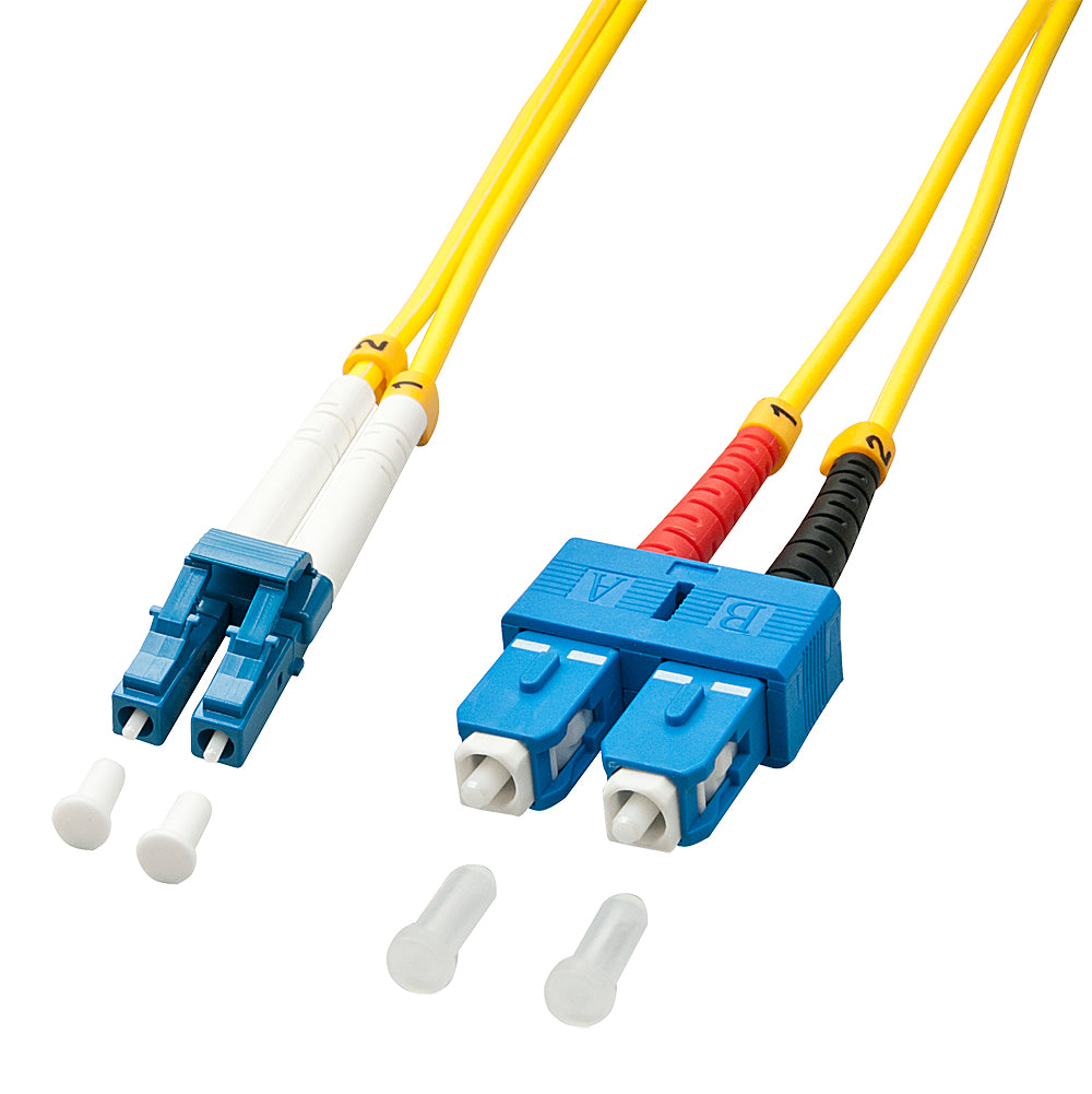 LINDY CAVO IN FIBRA OTTICA DUPLEX LC/SC OS2 9/125M 2M