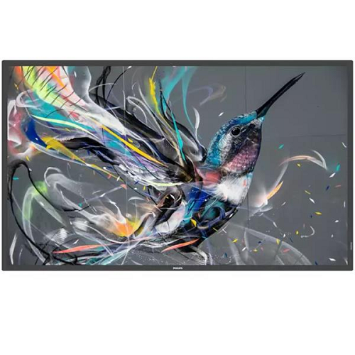 MONITOR PHILIPS DIGITAL SIGNAGE 55" Q-LINE 16:9 4K UHD 400 CDM, 18/7, CMND, LAN, DVI/