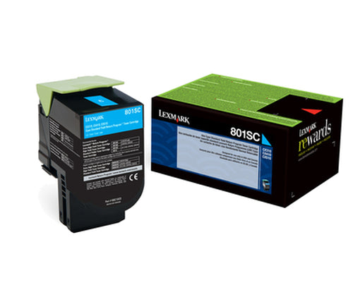 TONER LEXMARK CIANO PER CX310N/DN CX410E/DE/DTE CX510DE/DHE/DTHE 2000PAG