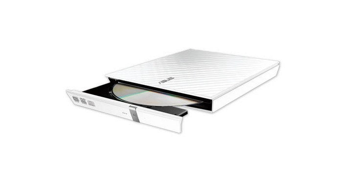 ASUS MASTERIZZATORE DVD ESTERNO SDRW-08D2S-U LITE - DVD-RAM/R/RW BIANCO