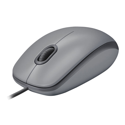 LOGITECH MOUSE OTTICO CON FILO M110 SILENZIOSO USB, GRIGIO