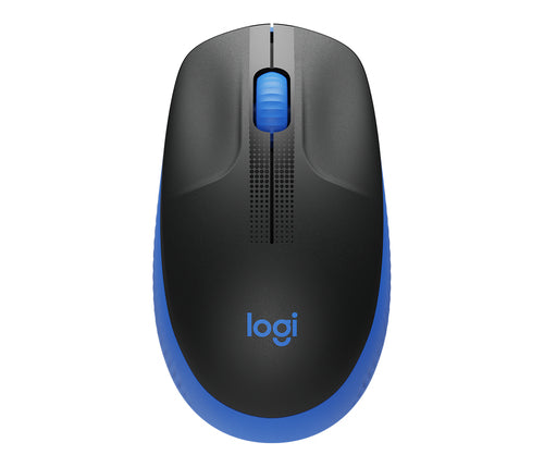MOUSE LOGITECH WIRELESS M190 FULL-SIZE, OTTICO, USB, BLU