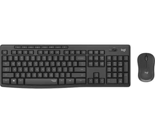 LOGITECH BUNDLE TASTIERA WIRELESS+MOUSE DESKTOP MK295 SILENT COMBO, USB, LAYOUT ITA, COLOR