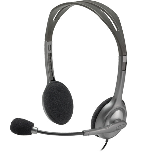 CUFFIE LOGITECH CON MICROFONO H111, JACK 3.5MM