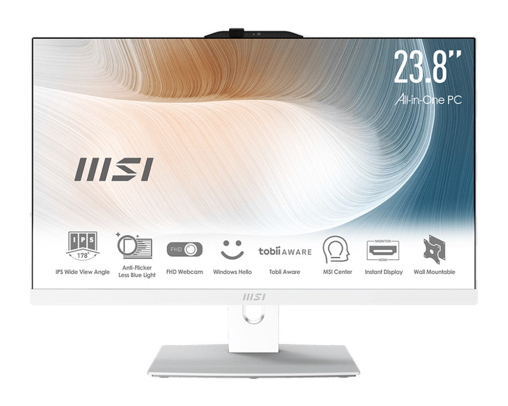 MSI PC AIO 23,8"AM242P 12M-642IT i5-1235U 8GB 512GB BIANCO WIN 11 PRO