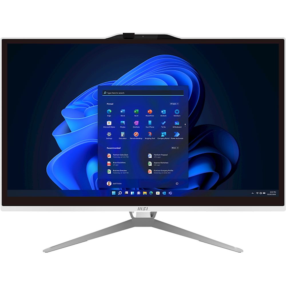 MSI PC AIO 21,5" TOUCH BIANCO AP222T 13M-007EU Intel Pentium G7400 4GB 128GB SSD WIN 11