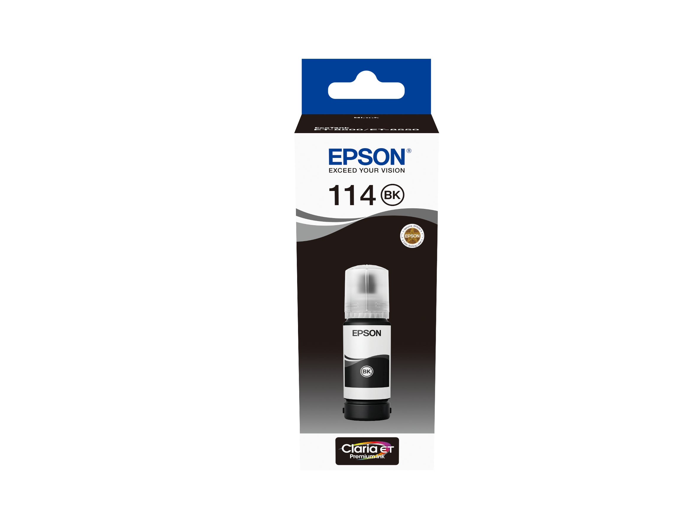 EPSON FLACONE INK 114 ECOTANK BOTTIGLIA INCHIOSTRO NERO 70 ML