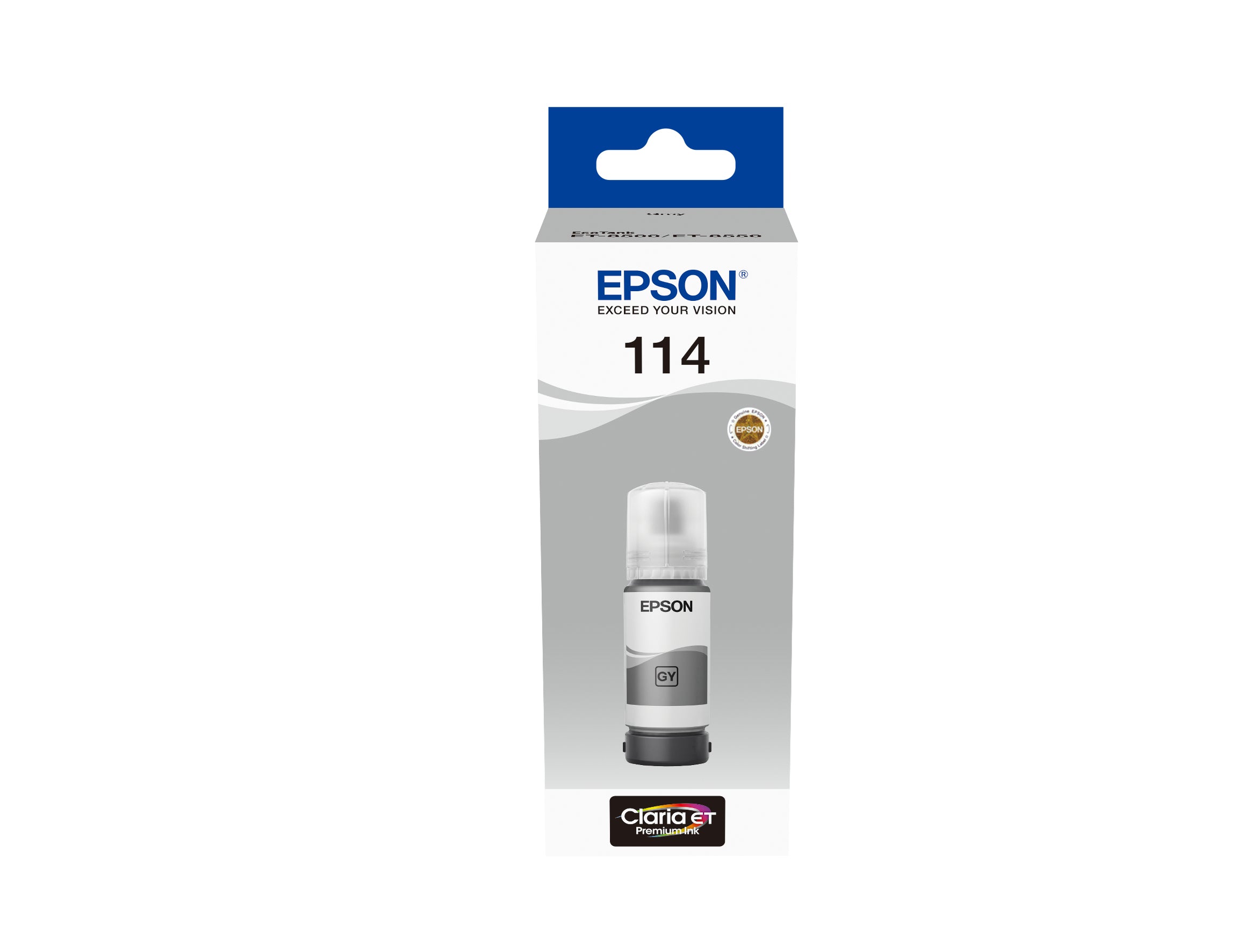 EPSON CART. GRIGIO 114 ECOTANK BOTTIGLIA INCHIOSTRO GRIGIO