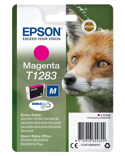 EPSON CARTUCCIA INCHIOSTRO MAGENTA STYLUS S22/SX125/SX420W, SERIE M VOLPE