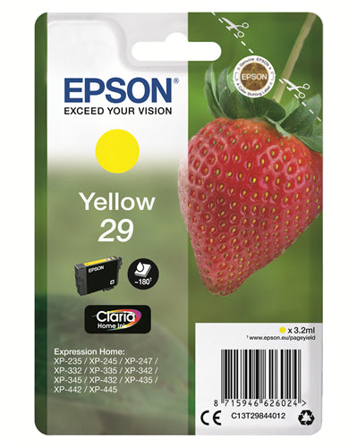 CARRELLO EPSON. INCHIOSTRO GIALLO SERIE FRAGOLA