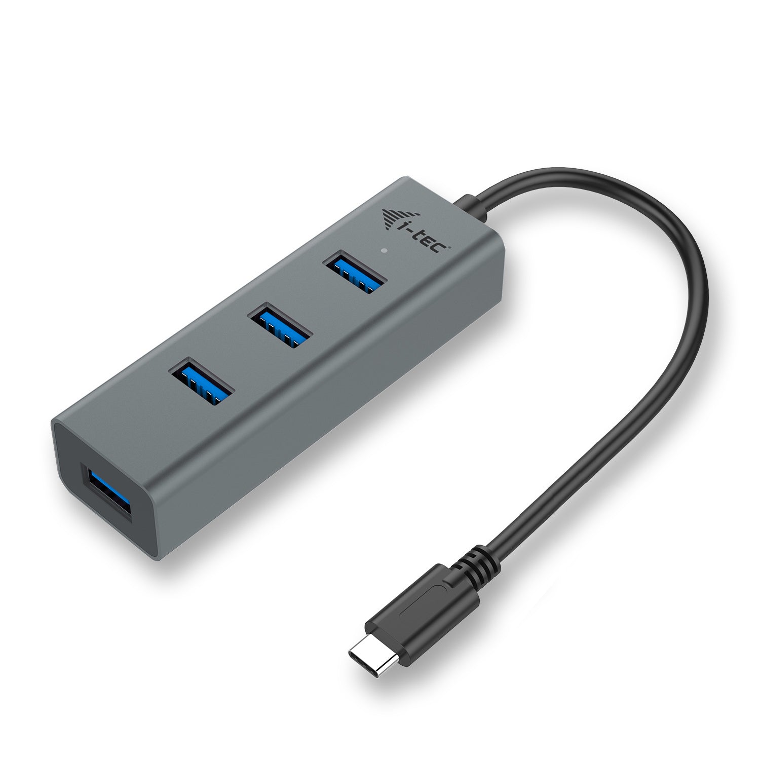 HUB IN METALLO USB-C I-TEC 4 PORTE
