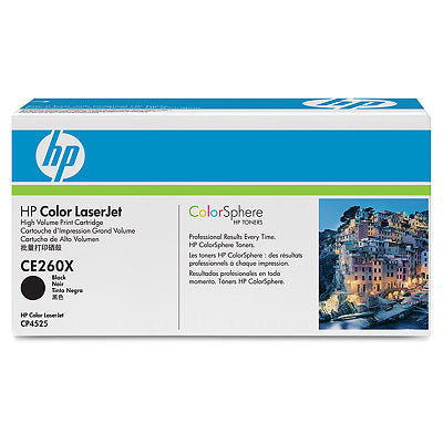 TONER HP LASER JET NERO 17000 PAGINE PER CP4525
