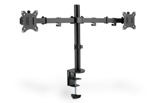 DIGITUS FISSAGGIO A INCASTRO PER MONITOR DOPPIO 17-32", 2 X 8 KG NERO
