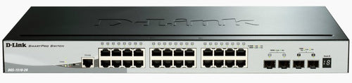D-LINK SWITCH 28 PORTE 10/100/1000 GIGABIT STACKABLE SMART MANAGED SWITCH INCLUDING 4 10G
