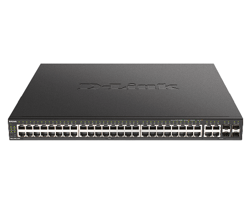 D-LINK SWITCH 48 PORTE GIGABIT POE MANAGED + 4 COMBO 1000BASET/SFP