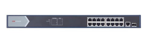 HIKVISION SWITCH 16 PORTE GIGABIT SWITCH POE NON GESTITO 1 PORTA UPLINK RJ45 GIGABIT, 1 GIGABIT