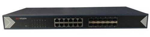 HIKVISION SWITCH 24 PORTE GIGABIT SWITCH NON GESTITO 12 PORTE GIGABIT RJ45, 12 GIGABIT SFP P