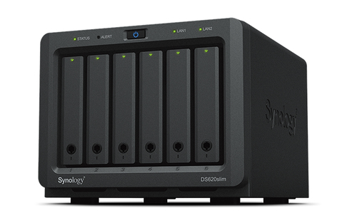 SYNOLOGY NAS TOWER 6BAY 2.5" SSD/HDD SATA, INTEL CELERON J3355 2CORE 2,0 GHz, 2GB DDR3