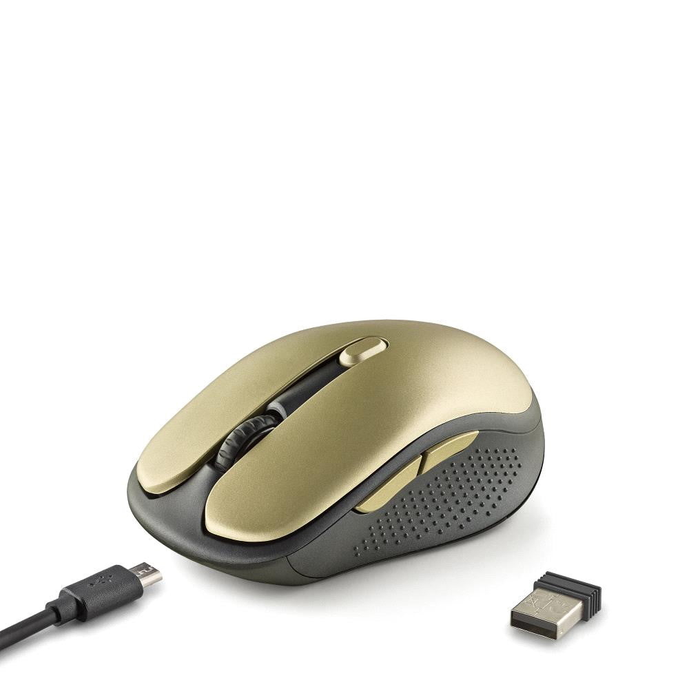 NGS MOUSE EVO RUST GOLD MOUSE WIRELESS RICARICABILE