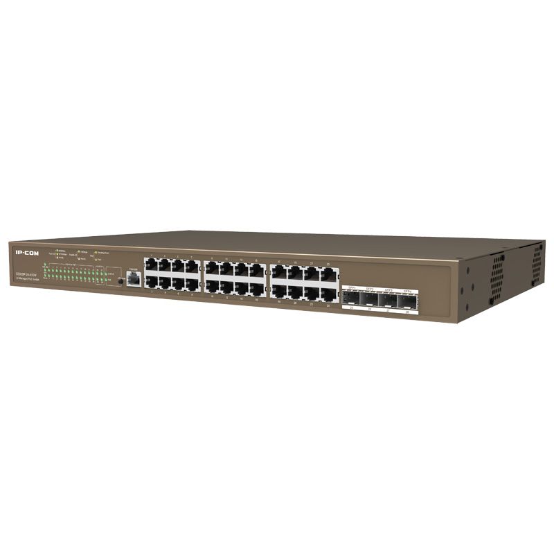 IP-COM SWITCH POE L3 GESTITO 24 PORTE GBIT + 4 SFP G5328P-24-410W
