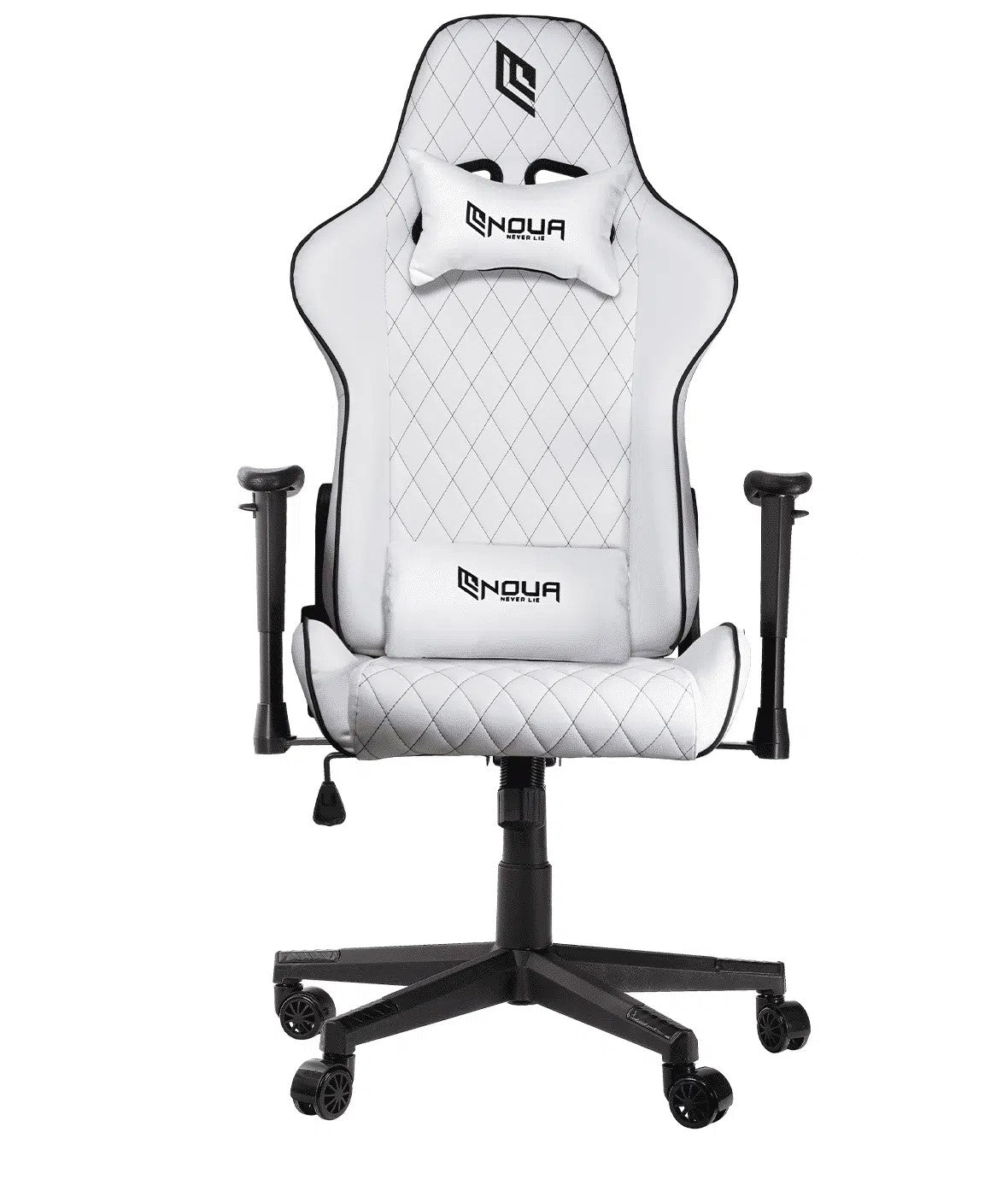 NOUA SEDIA GAMING NOUA KUI PLUS K7 BIANCO BRACCIOLI 2D E SCHIENALE INCLINABILE